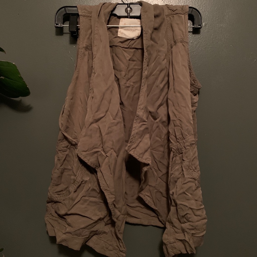 Light olive vest